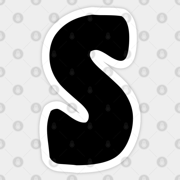 Letter S Sticker by Xtian Dela ✅